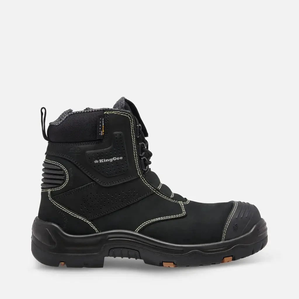 King Gee Bennu Pro 6 Safety Boot Black K28008 Metro Workwear